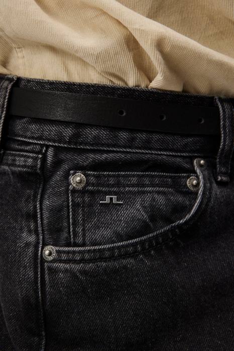 J.Lindeberg menn johnny one wash jeans svart klær F8641093