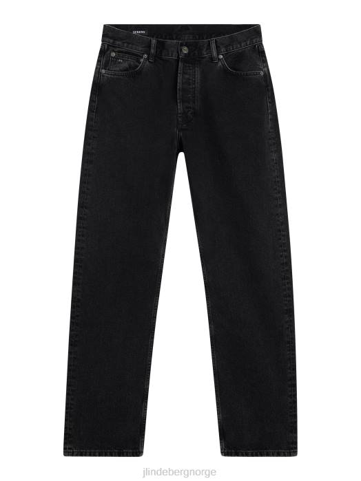 J.Lindeberg menn johnny one wash jeans svart klær F8641093