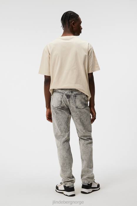 J.Lindeberg menn johnny wash jeans hvit klær F8641094
