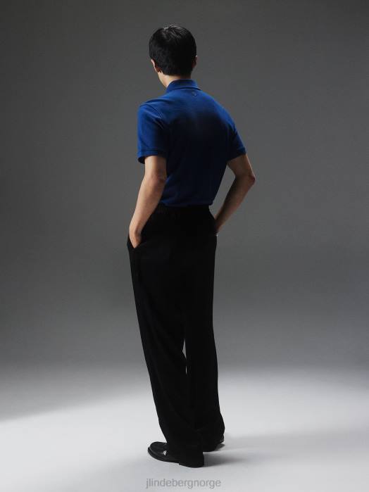 J.Lindeberg menn arlo logo patch polo marine pion klær F8642067