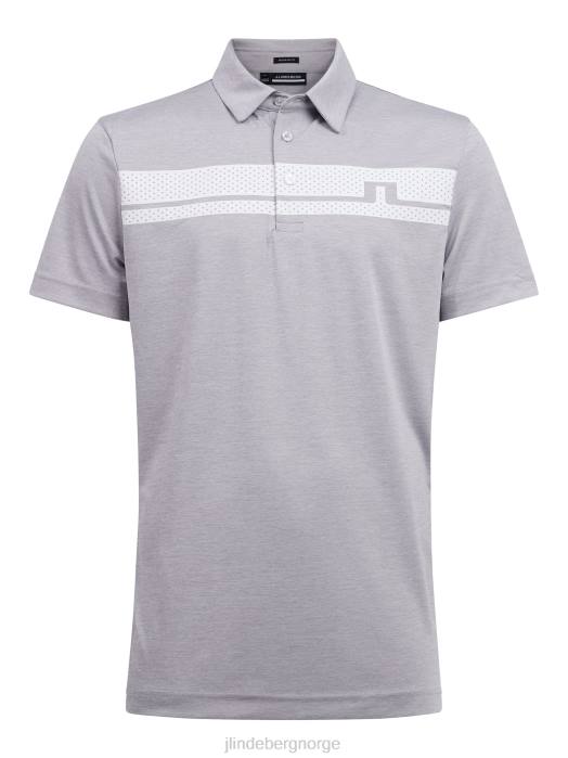 J.Lindeberg menn clark golfpolo mikro chip melange klær F8642103