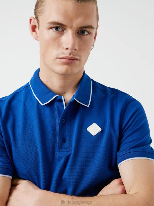J.Lindeberg menn kenny bomullspolo surfe på nettet klær F8642089