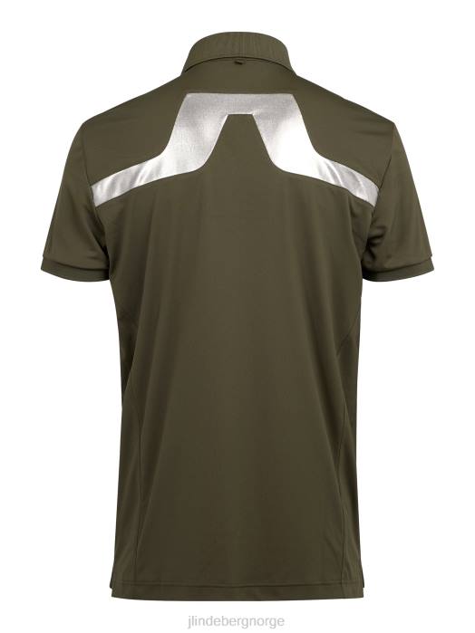 J.Lindeberg menn kv golfpolo - tursamling drueblad klær F8642095