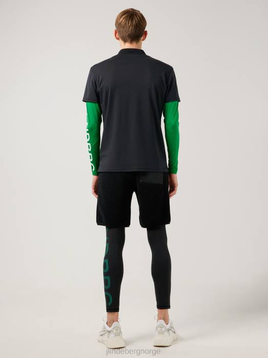 J.Lindeberg menn løvepolo svart klær F8642115