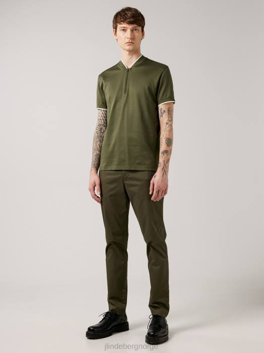 J.Lindeberg menn leo quarter zip polo dype dyp klær F8642105