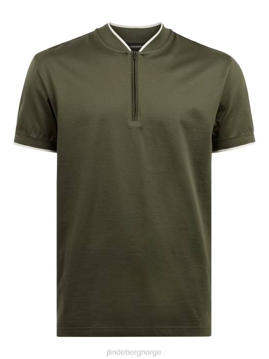 J.Lindeberg menn leo quarter zip polo dype dyp klær F8642105