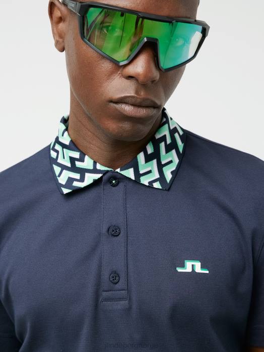 J.Lindeberg menn lux bridge golfpolo marinen klær F8642080