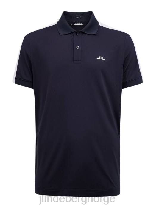 J.Lindeberg menn rowland golfpolo marinen klær F8642111