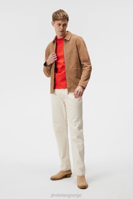 J.Lindeberg menn jonah semsket overskjorte tiger brun klær F8641196