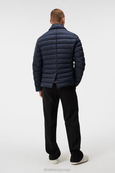 J.Lindeberg menn bacchus dun blazer marinen klær F8641199
