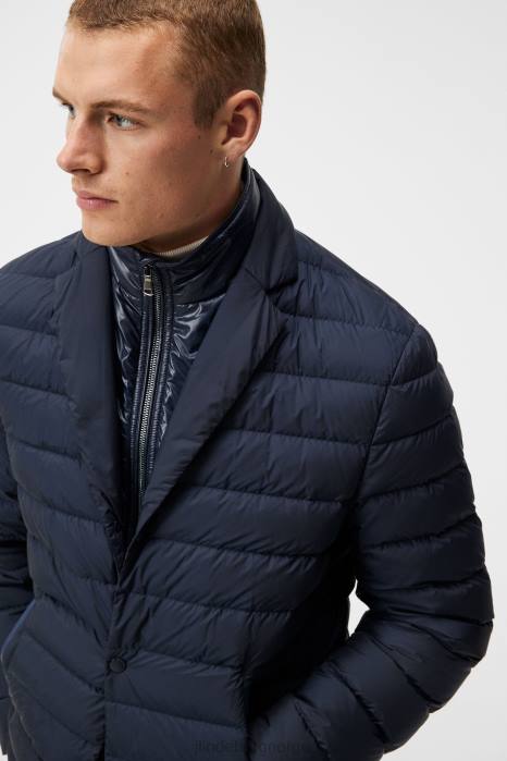 J.Lindeberg menn bacchus dun blazer marinen klær F8641199