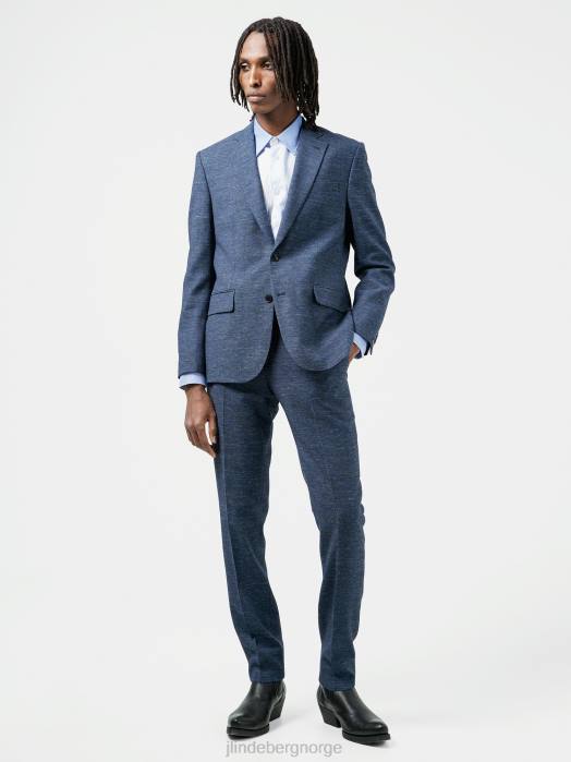 J.Lindeberg menn elton tofarget blazer blå indigo klær F8642563