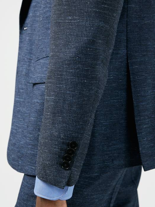 J.Lindeberg menn elton tofarget blazer blå indigo klær F8642563