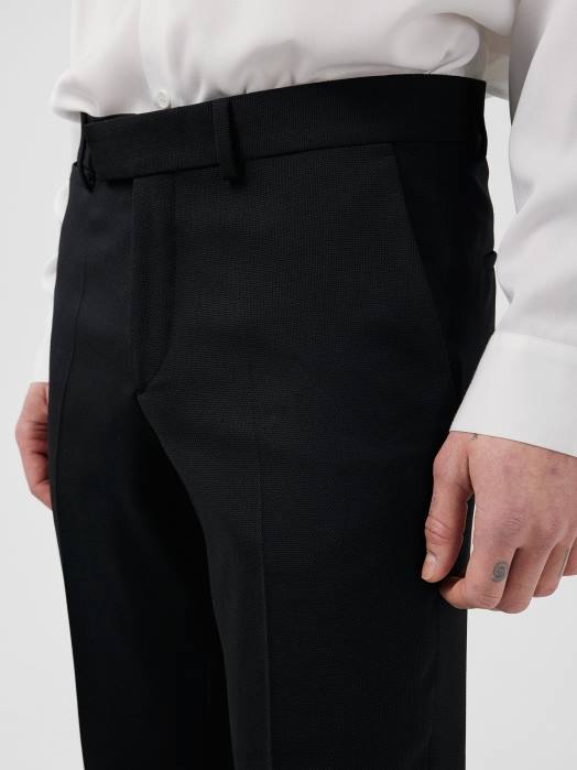 J.Lindeberg menn gi aktive hopsack bukser svart klær F8641230