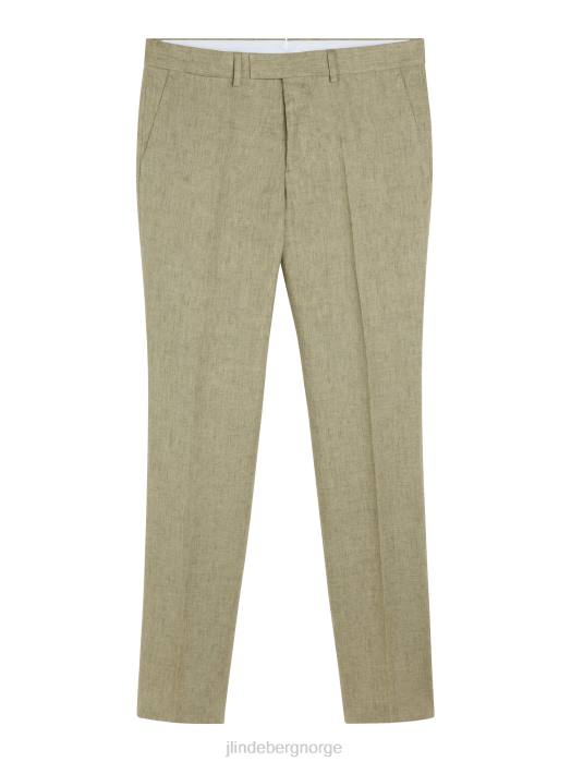 J.Lindeberg menn gi super lin bukser aloe klær F8641207
