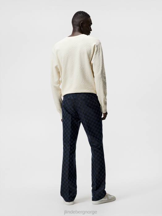 J.Lindeberg menn gomor jacquard bukser marinen klær F8641223
