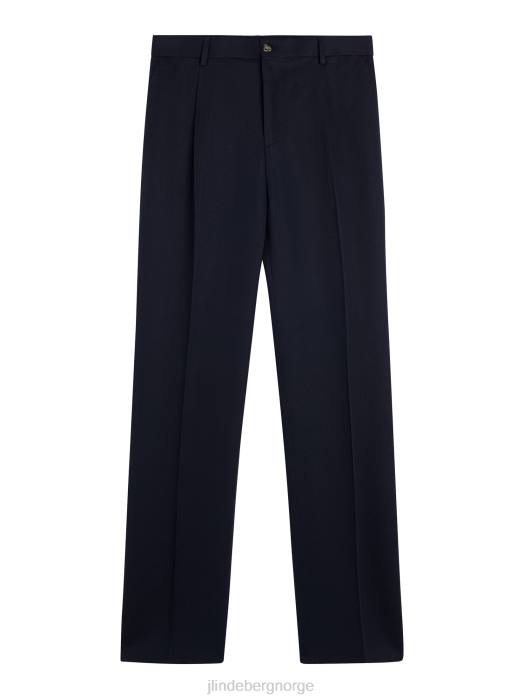J.Lindeberg menn haij bukser i bomullslin marinen klær F8641222