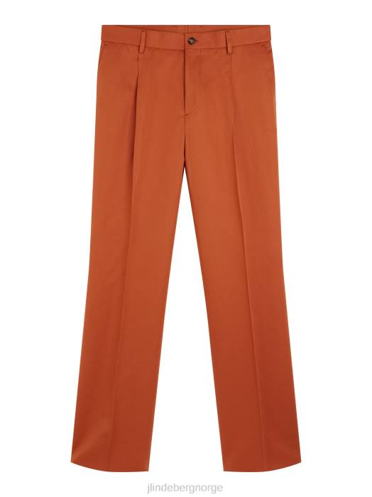 J.Lindeberg menn haij bukser i bomullslin minimal klær F8641204