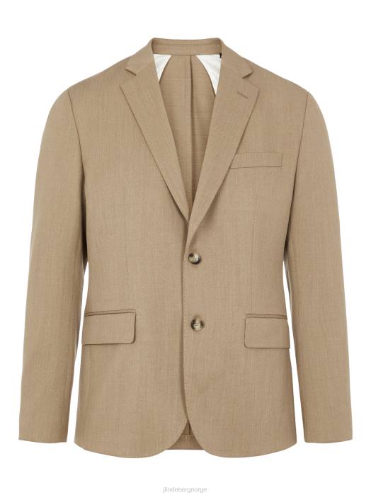 J.Lindeberg menn hopper 3d twill blazer tiger brun klær F8642568