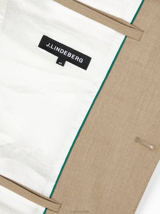 J.Lindeberg menn hopper 3d twill blazer tiger brun klær F8642568