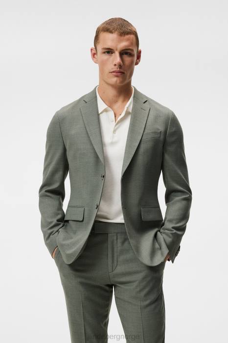 J.Lindeberg menn hopper aktiv hopsack blazer aloe klær F8641225