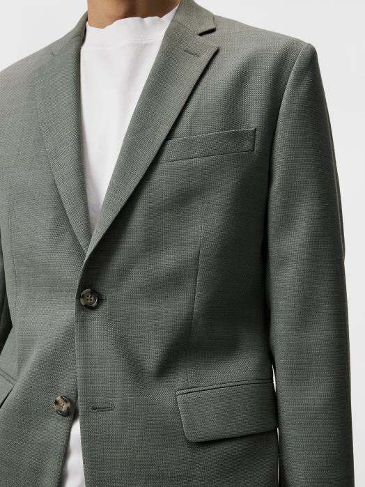 J.Lindeberg menn hopper aktiv hopsack blazer aloe klær F8641225