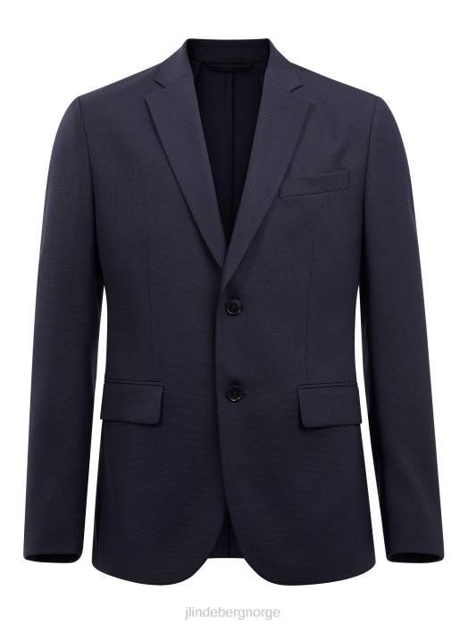 J.Lindeberg menn hopper aktiv hopsack blazer marinen klær F8641232