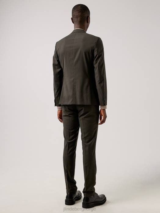 J.Lindeberg menn hopper komfort ullblazer tanggrønn klær F8642573
