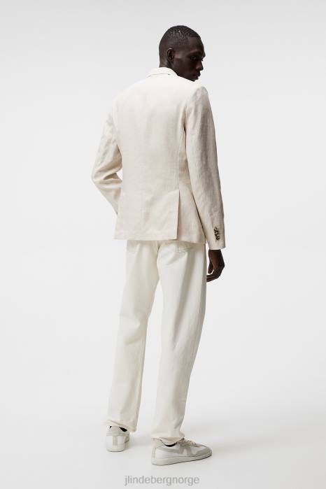 J.Lindeberg menn hopper super lin blazer safari beige klær F8641220