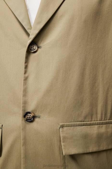 J.Lindeberg menn jack lett bomullsblazer aloe klær F8641210