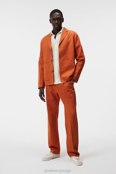 J.Lindeberg menn jack lin blazer i bomull minimal klær F8641206