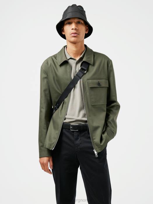 J.Lindeberg menn jason bomull stretch overskjorte dype dyp klær F8642564