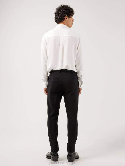 J.Lindeberg menn sasha jersey twill bukser svart klær F8642566