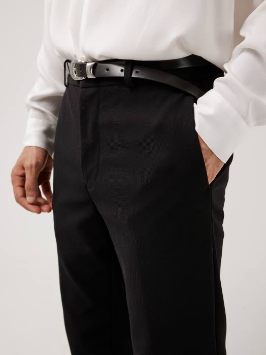 J.Lindeberg menn sasha jersey twill bukser svart klær F8642566