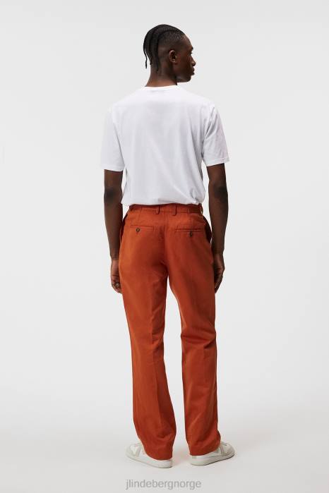 J.Lindeberg menn dale t-skjorte med sesongtrykk hvit klær F864942