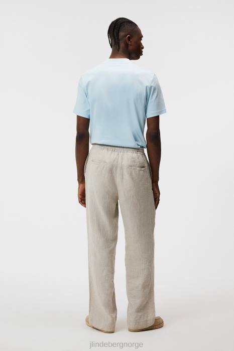 J.Lindeberg menn ess t-skjorte med falsk hals drømme blå klær F864951