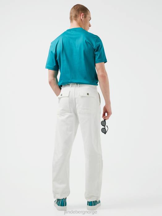 J.Lindeberg menn ess t-skjorte med falsk hals dyp innsjø klær F8642147