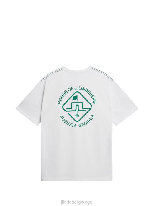 J.Lindeberg menn house of collin t-skjorte hvit klær F8642129