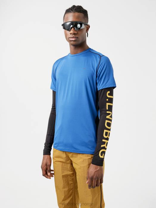 J.Lindeberg menn link kompresjon t-skjorte limoges klær F8642153