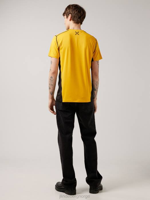 J.Lindeberg menn link kompresjon t-skjorte mango mojito klær F8642154