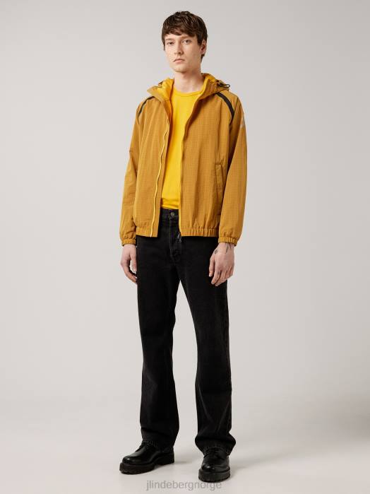 J.Lindeberg menn link kompresjon t-skjorte mango mojito klær F8642154