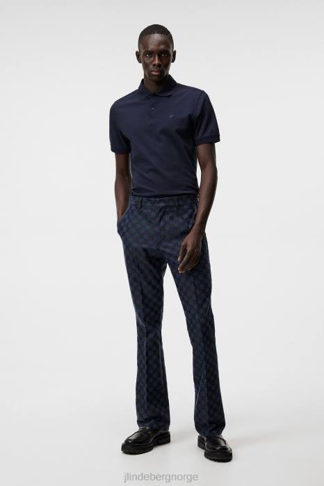 J.Lindeberg menn rubi slim polo marinen klær F864955