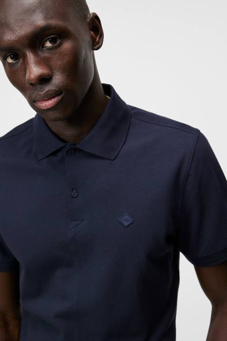 J.Lindeberg menn rubi slim polo marinen klær F864955