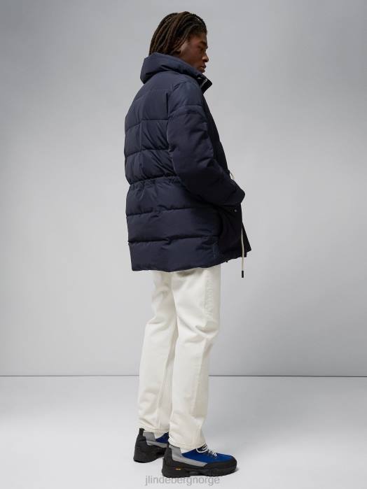 J.Lindeberg menn Murphy hybrid parkas marinen klær F8642403