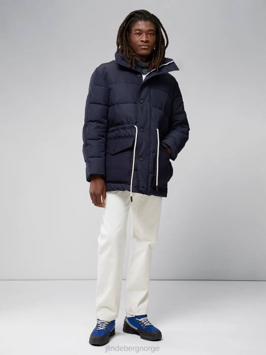 J.Lindeberg menn Murphy hybrid parkas marinen klær F8642403