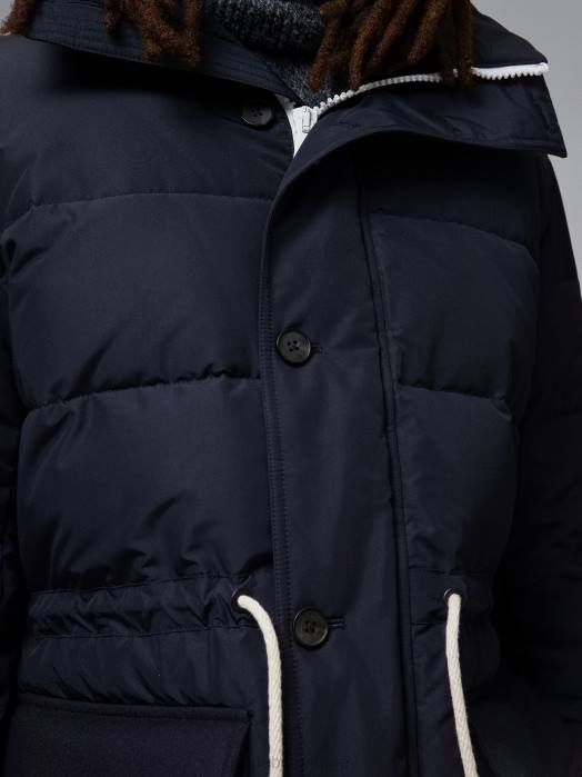 J.Lindeberg menn Murphy hybrid parkas marinen klær F8642403