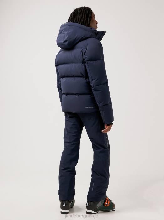 J.Lindeberg menn adler dun skijakke marinen klær F8642484