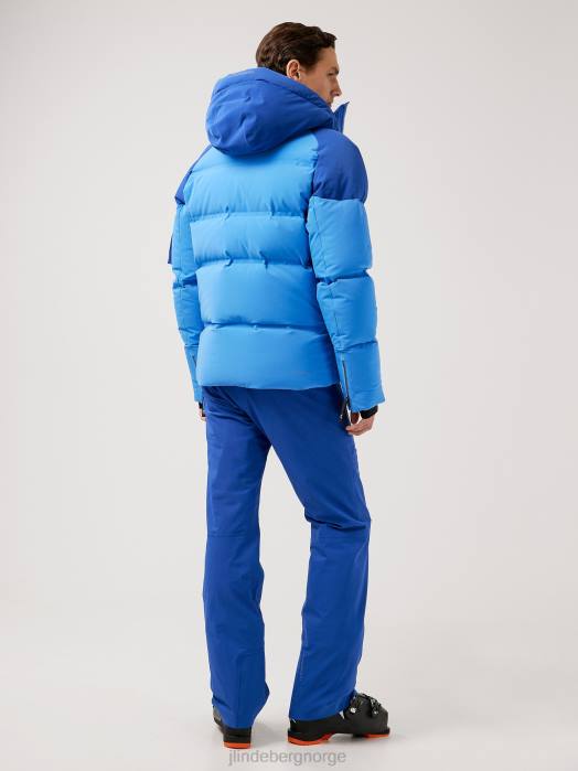J.Lindeberg menn adler dun skijakke spekter blått klær F8642485