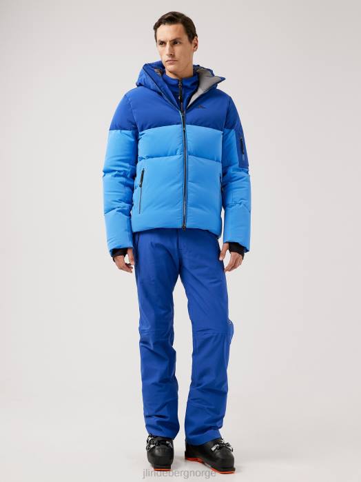 J.Lindeberg menn adler dun skijakke spekter blått klær F8642485