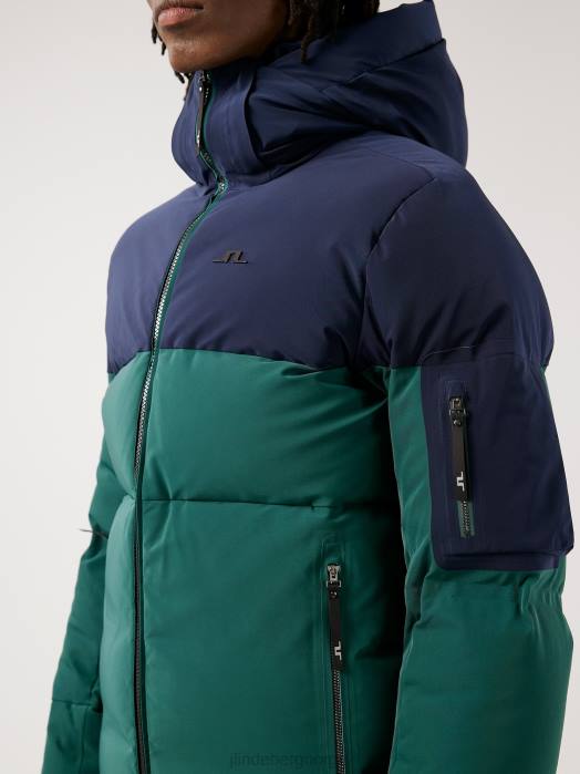 J.Lindeberg menn adler dun skijakke trelinje grønn klær F8642483